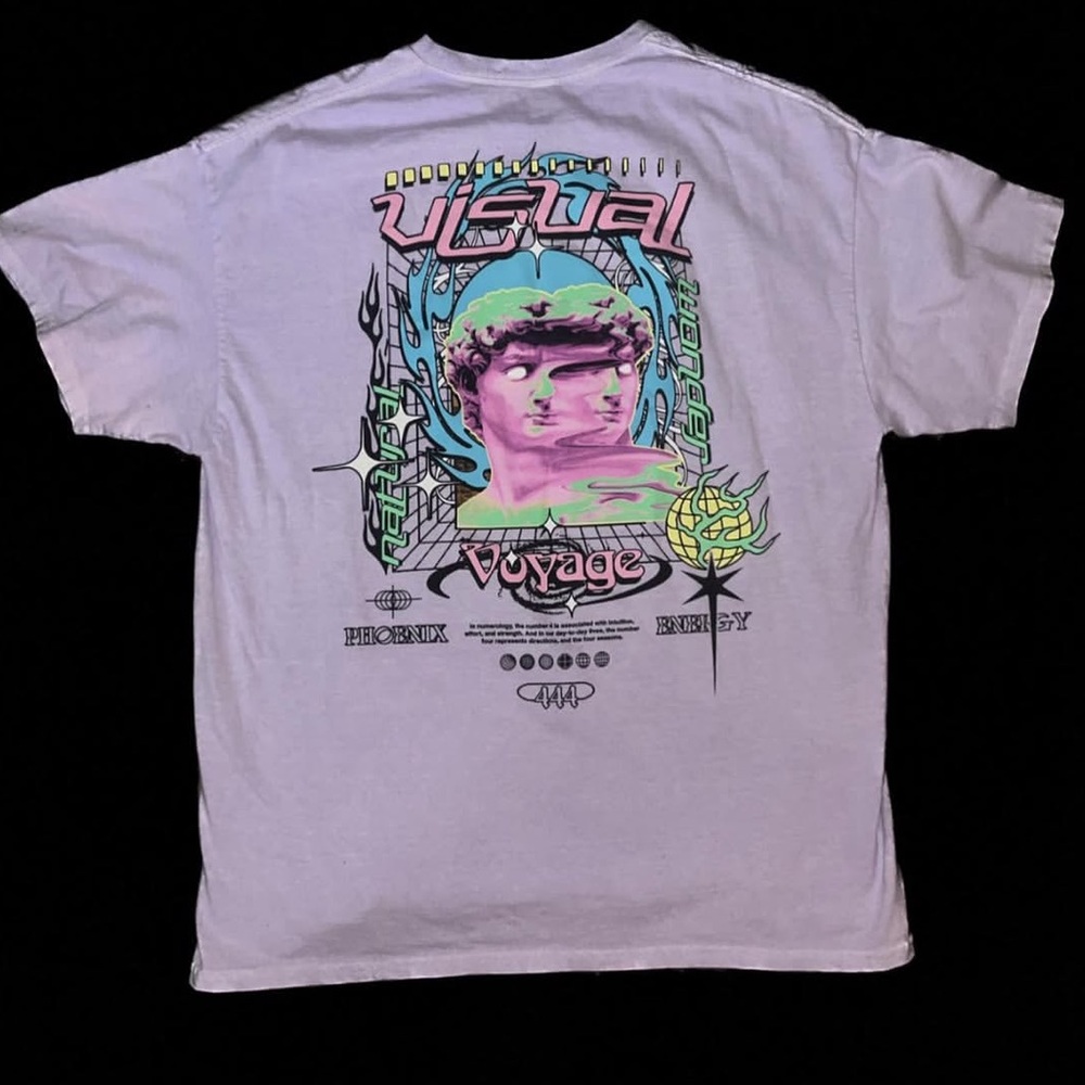 Graphic Tee with Visual Voyage Design